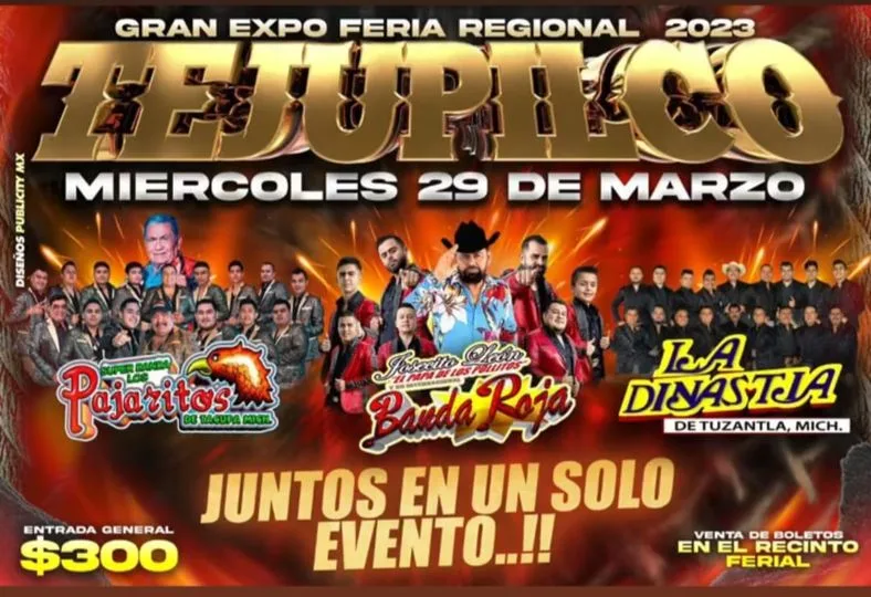 ExpoFeriaRegionalTejupilco2023 HOY GRAN BAILE REGIONAL ¡LOS ESPERAMOS jpg