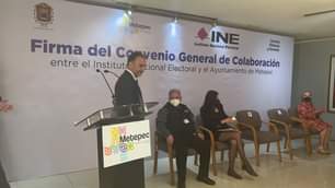 Firma del Convenio General de Colaboracion entre el Instituto Nacional