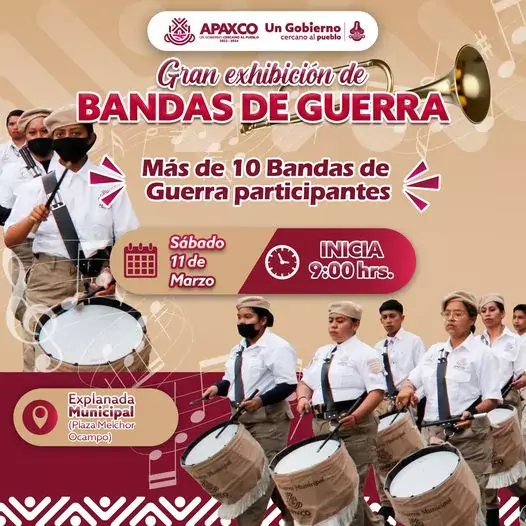 GRAN EXHIBICION DE BANDAS DE GUERRA jpg