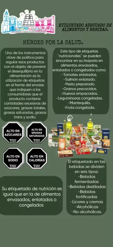 Heroes Por La Salud Informativo Etiquetado Adecuado De Alimentos jpg