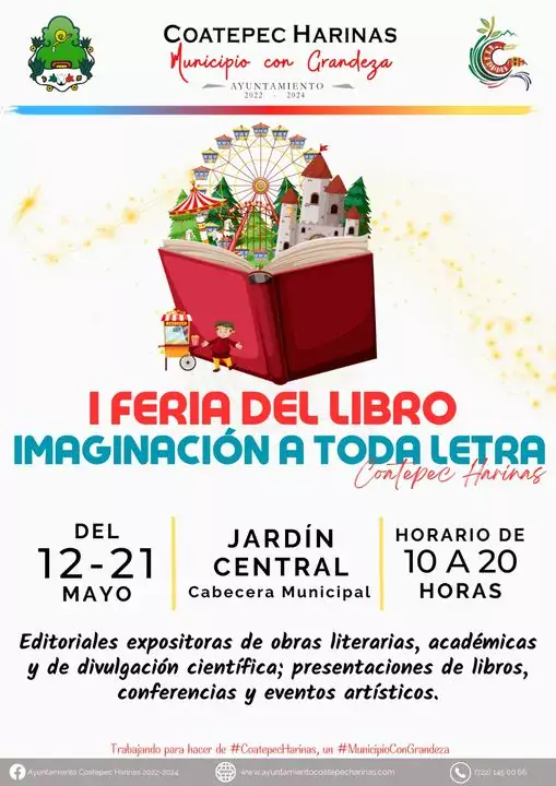 Informate La Primera FeriaDelLibro Imaginacion a Toda Letra CoatepecHarinas jpg