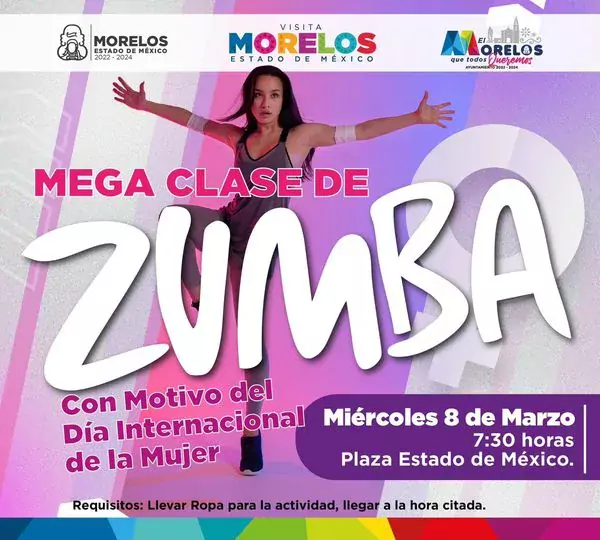 Todo listo para la Mega Clase de Zumba jpg