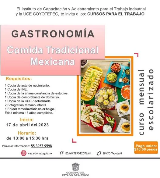 l Gastronomia ¿Te gustaria aprender a realizar comida tradicional mexicana jpg