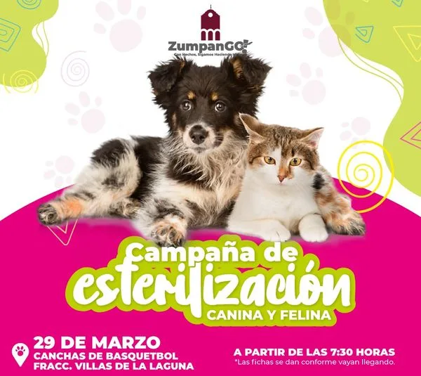 ¡ATENCION FRACCIONAMIENTO VILLAS DE LA LAGUNA Campanas de esterilizacion canin jpg