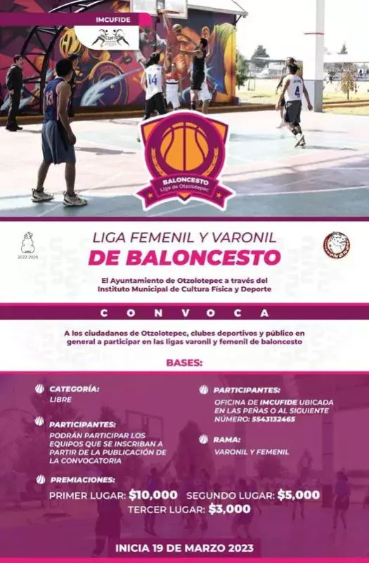 ¡Arrancamos con la jornada en la Liga Municipal de Baloncesto jpg