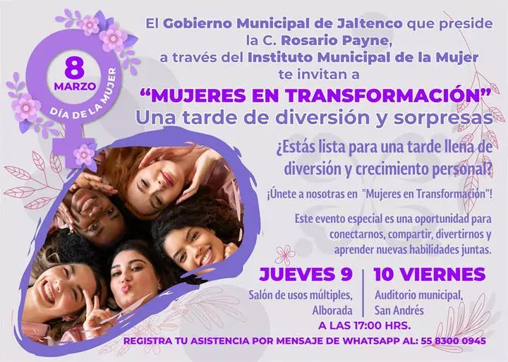 ¡Atencion mujeres de Jaltenco El Gobierno Municipal de Jaltenco que jpg