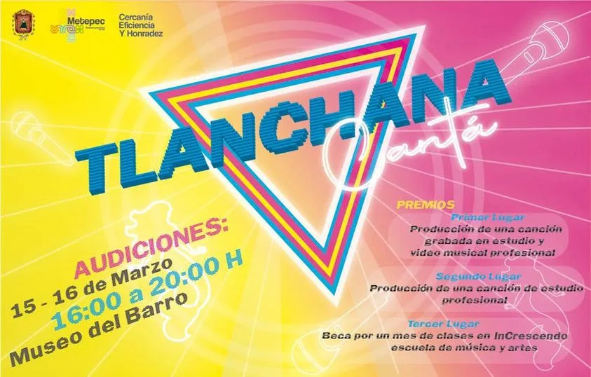 ¡Es tu momento Te esperamos en el casting Tlanchana canta jpg