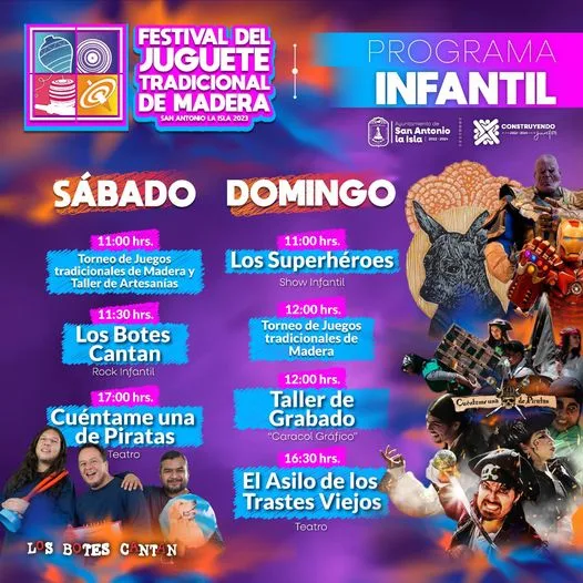 ¡Pirinolas tendremos actividades para ustedes en el Festival del Juguete jpg