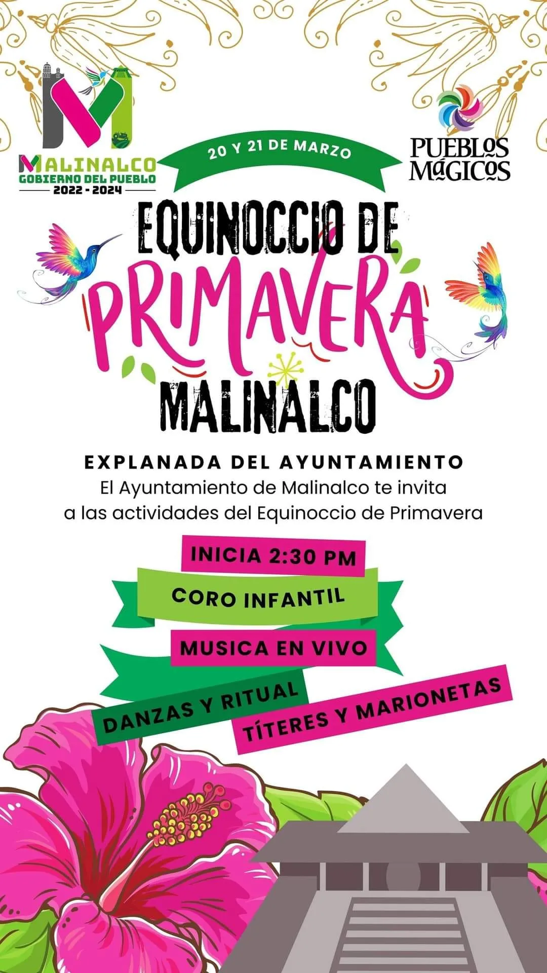 ¡Recibe la primavera en Malinalco Con grandes eventos culturales y jpg