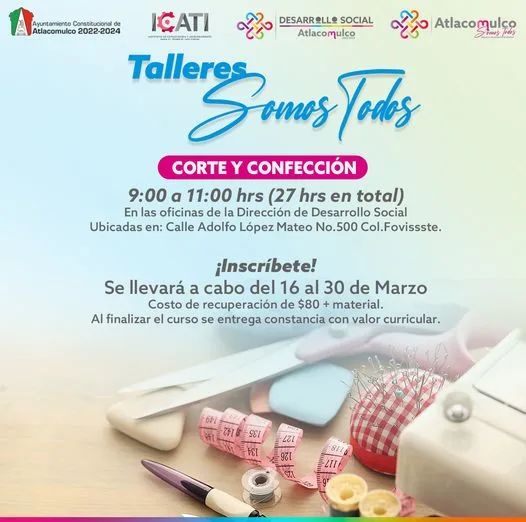 ¡Talleres Somos Todos Te invitamos a participar en el taller jpg