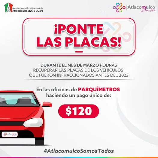 ¡Te invitamos a recuperar tus placas ULTIMO DIA CON DESCUENTO jpg