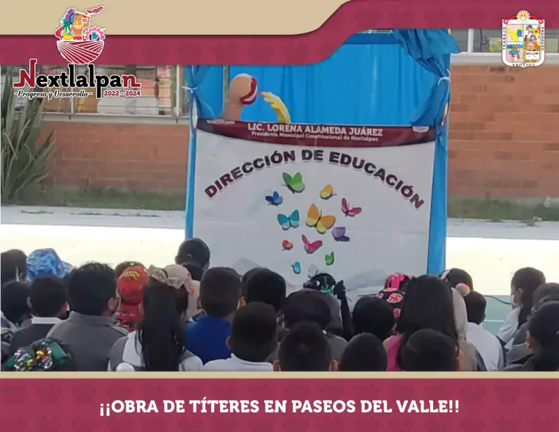 ¡¡OBRA DE TITERES EN PASEOS DEL VALLE jpg