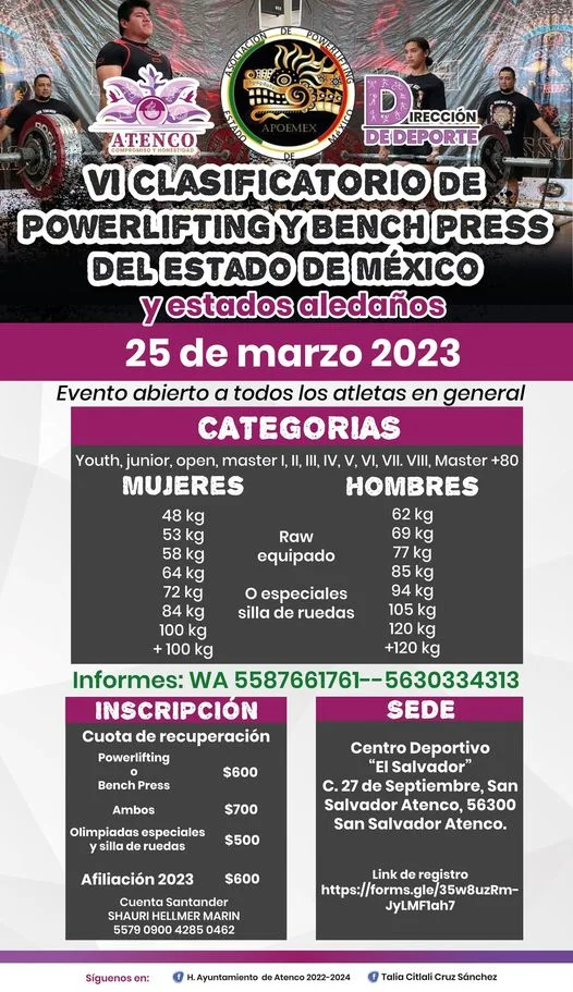 ¿ Conoces el deporte de Powerlifthing y Bench Press El proximo jpg