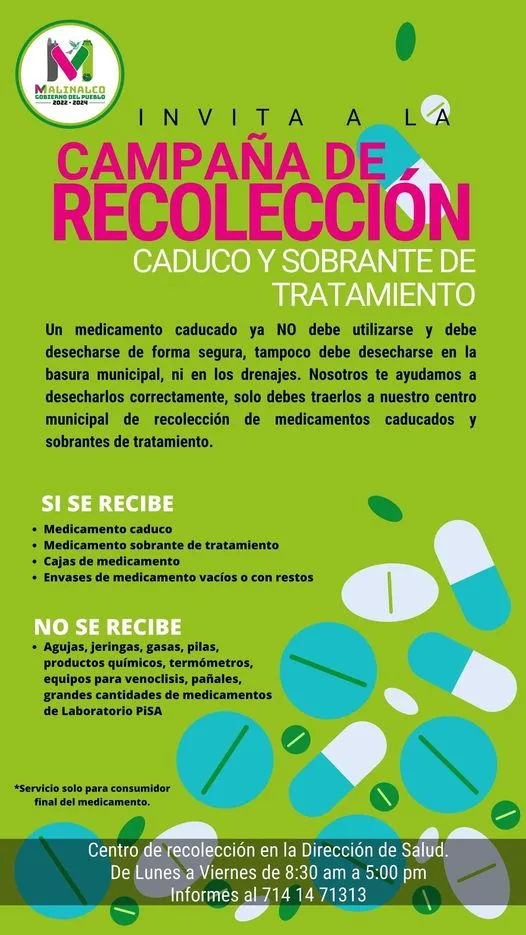 ¿Tienes medicamento caduco o sobrante de algun tratamiento ¡NO LO jpg