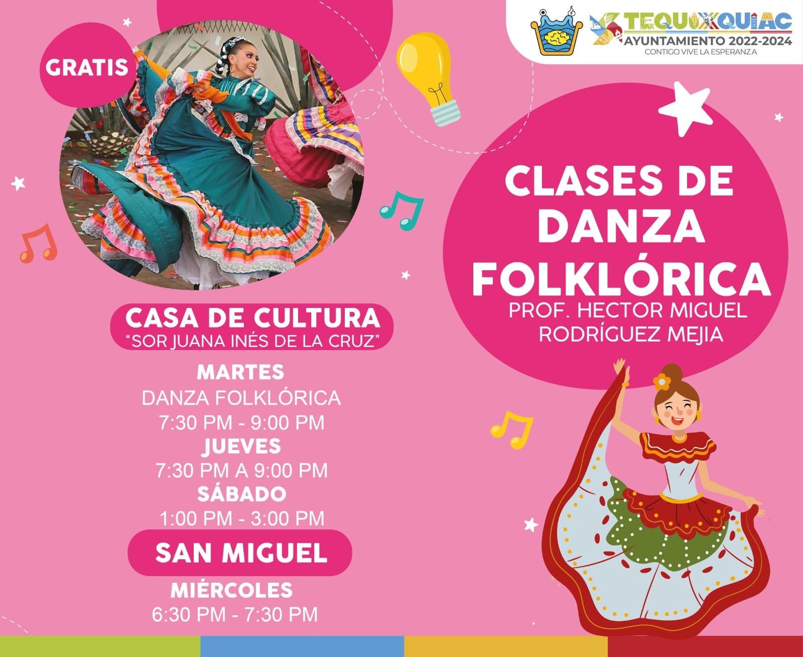 1680389534 483 ¡Asiste a las clases gratuitas de Danza Folclorica en los