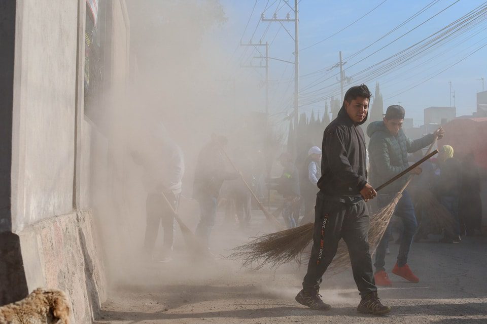 1680531682 134 Miembros del Ayuntamiento de Texcoco realizaron una jornada de limpieza