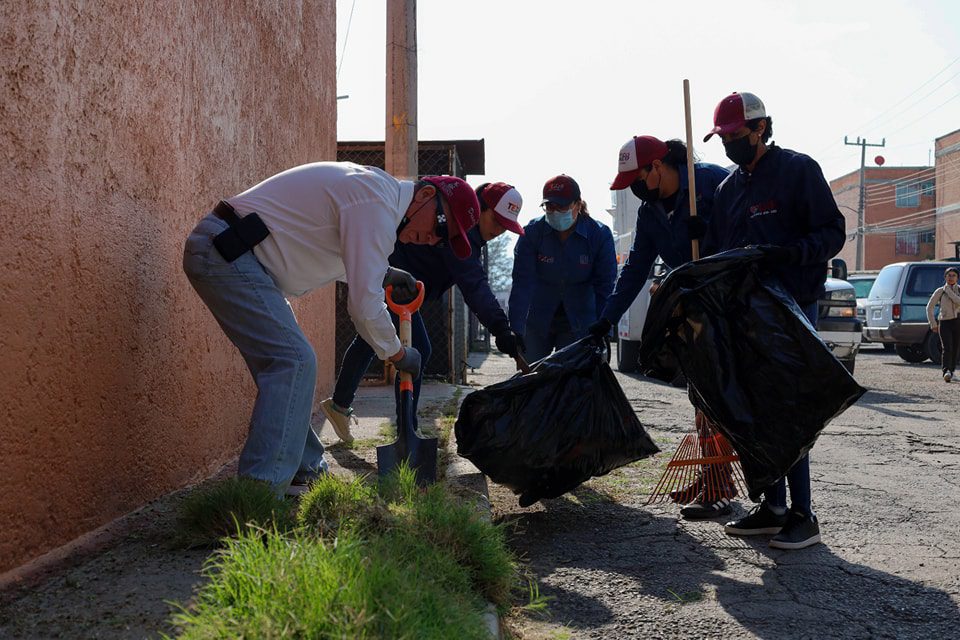 1680531689 523 Miembros del Ayuntamiento de Texcoco realizaron una jornada de limpieza