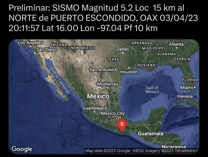 1680612768 El Sistema Sismologico Nacional Reporta en estos momentos un sismo jpg