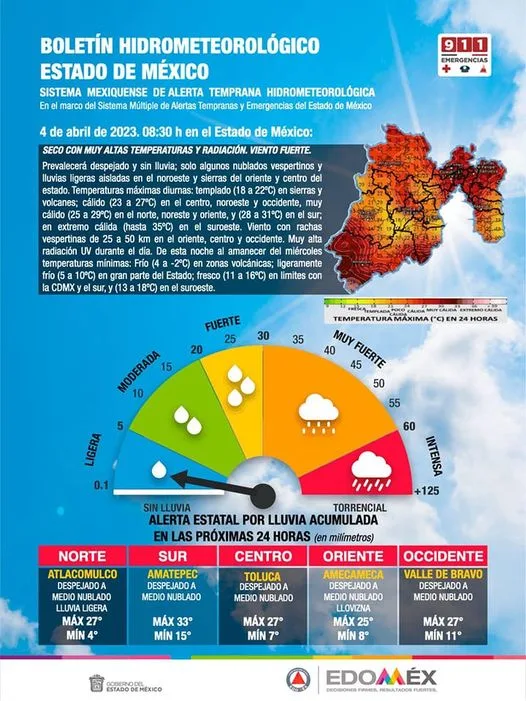 1680627768 Este martes en el Estado de Mexico prevalecera el tiempo jpg