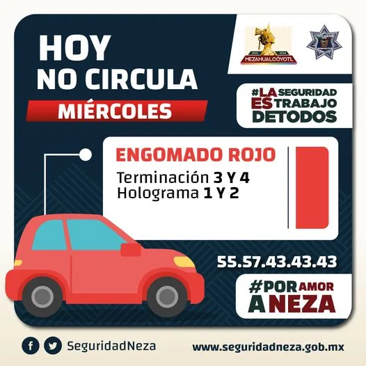 1680704443 Hoy Miercoles aplica el programa HoyNoCircula a vehiculos con engomado jpg