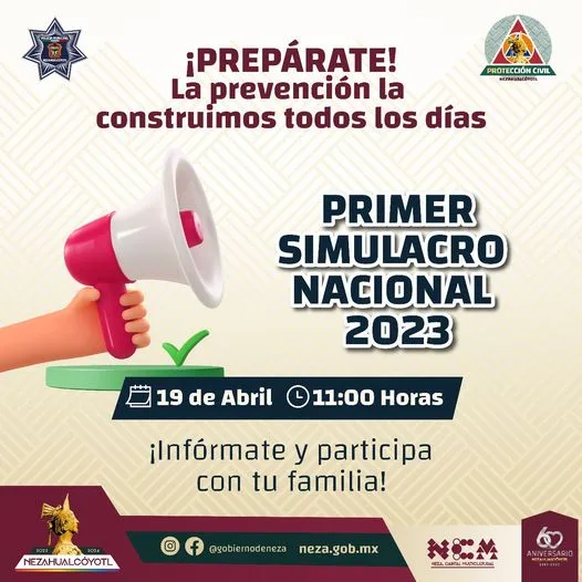 1680711822 ProteccionCivil Primer Simulacro Nacional 2023 La prevencion la construimos jpg