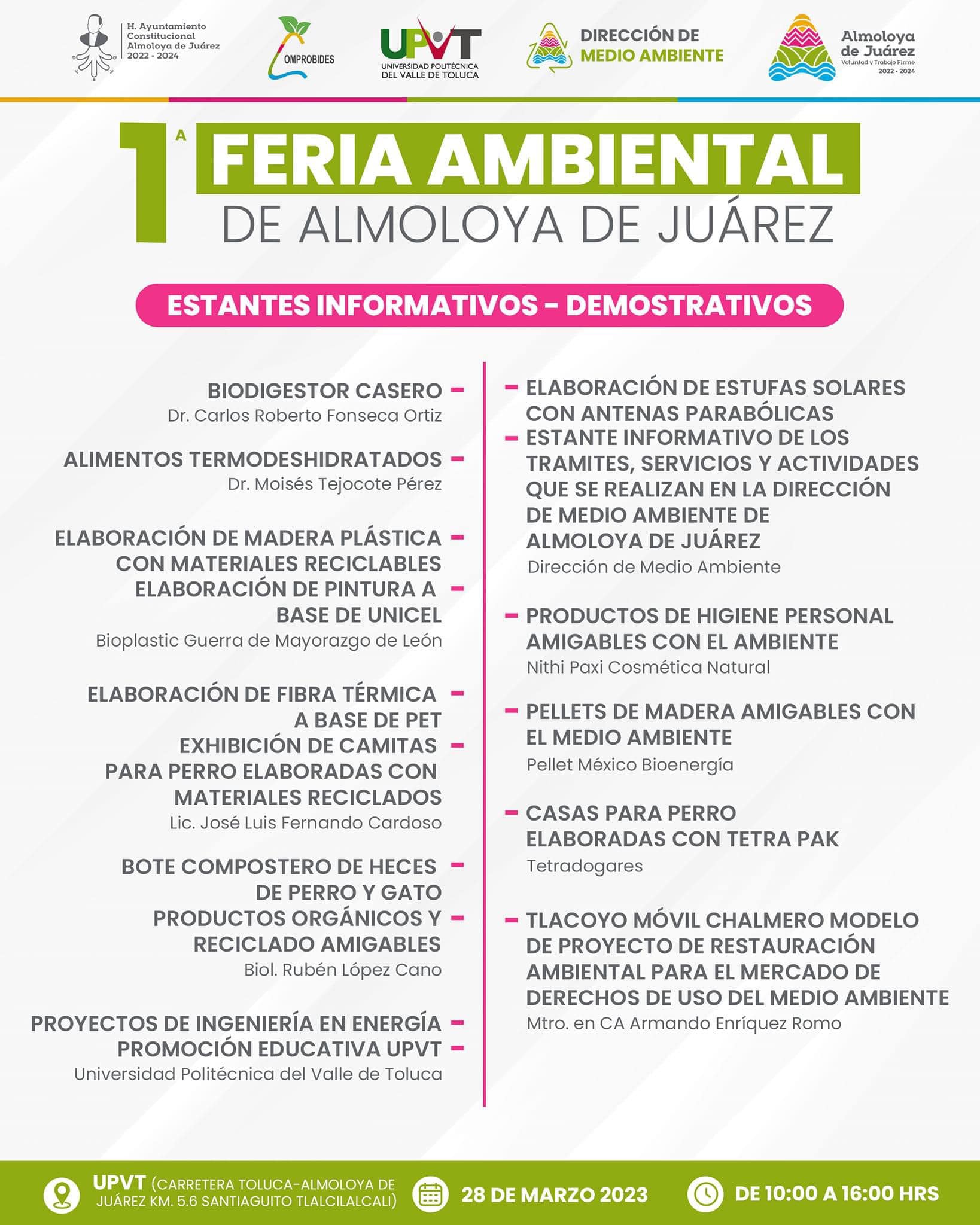 1680881961 828 ¡Vecinas y vecinos ya estamos en nuestra 1a Feria Ambiental