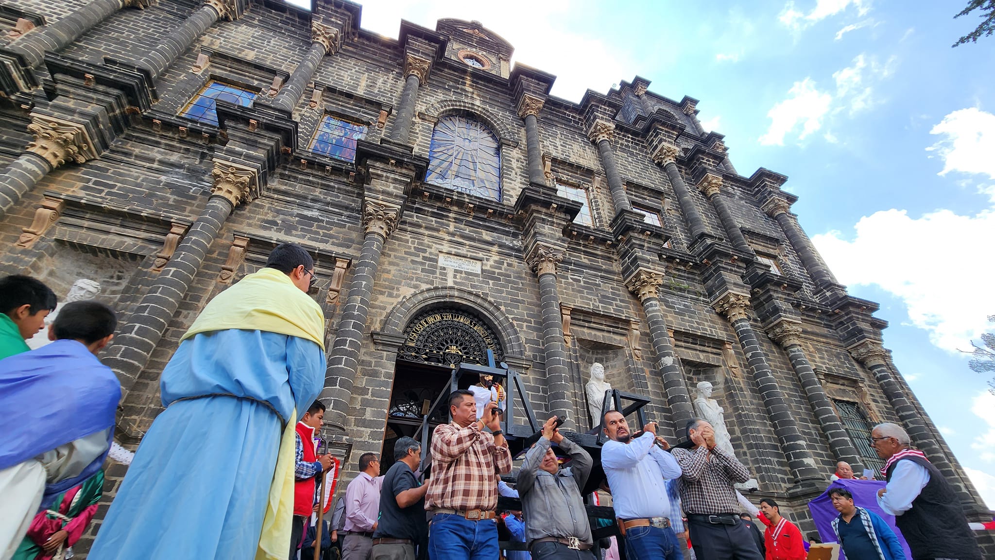 1680898649 359 En este Viernes Santo en Jocotitlan se realizo el Viacrucis