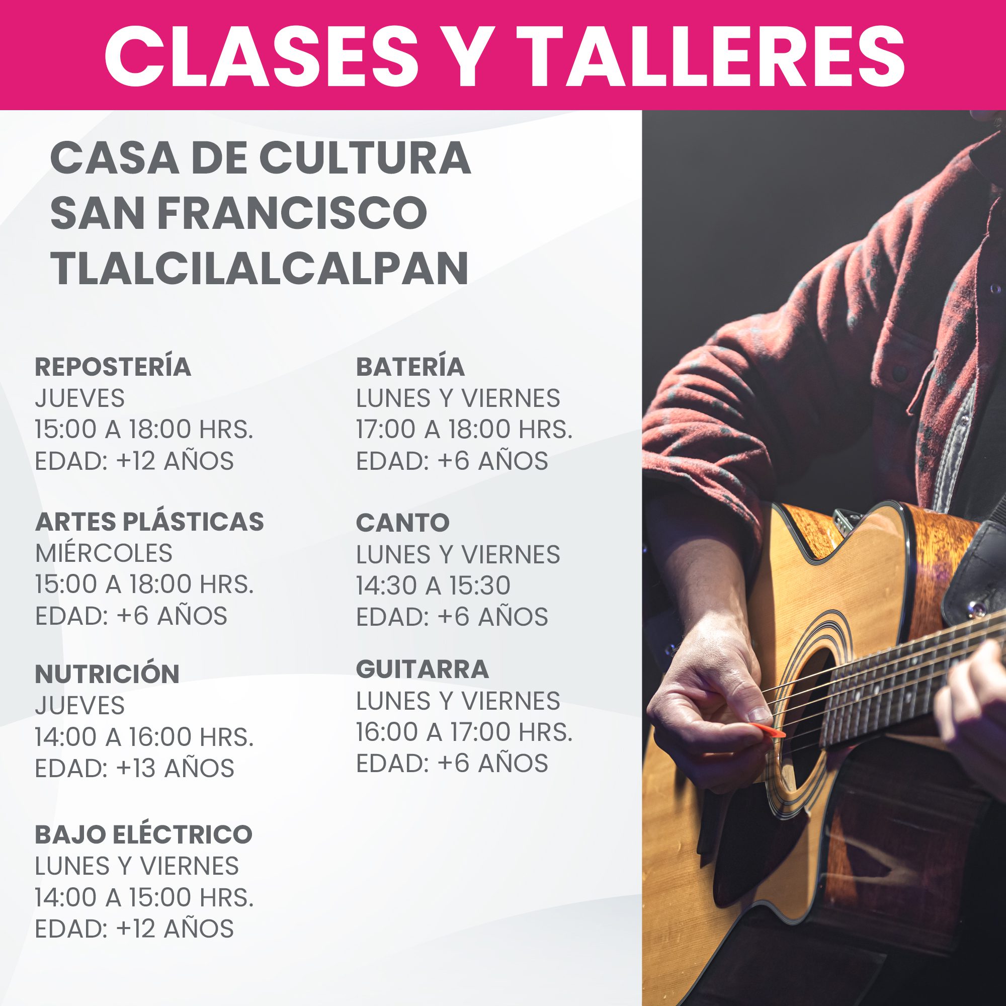 1681237695 991 Vecinas y vecinos les compartimos las clases y talleres que