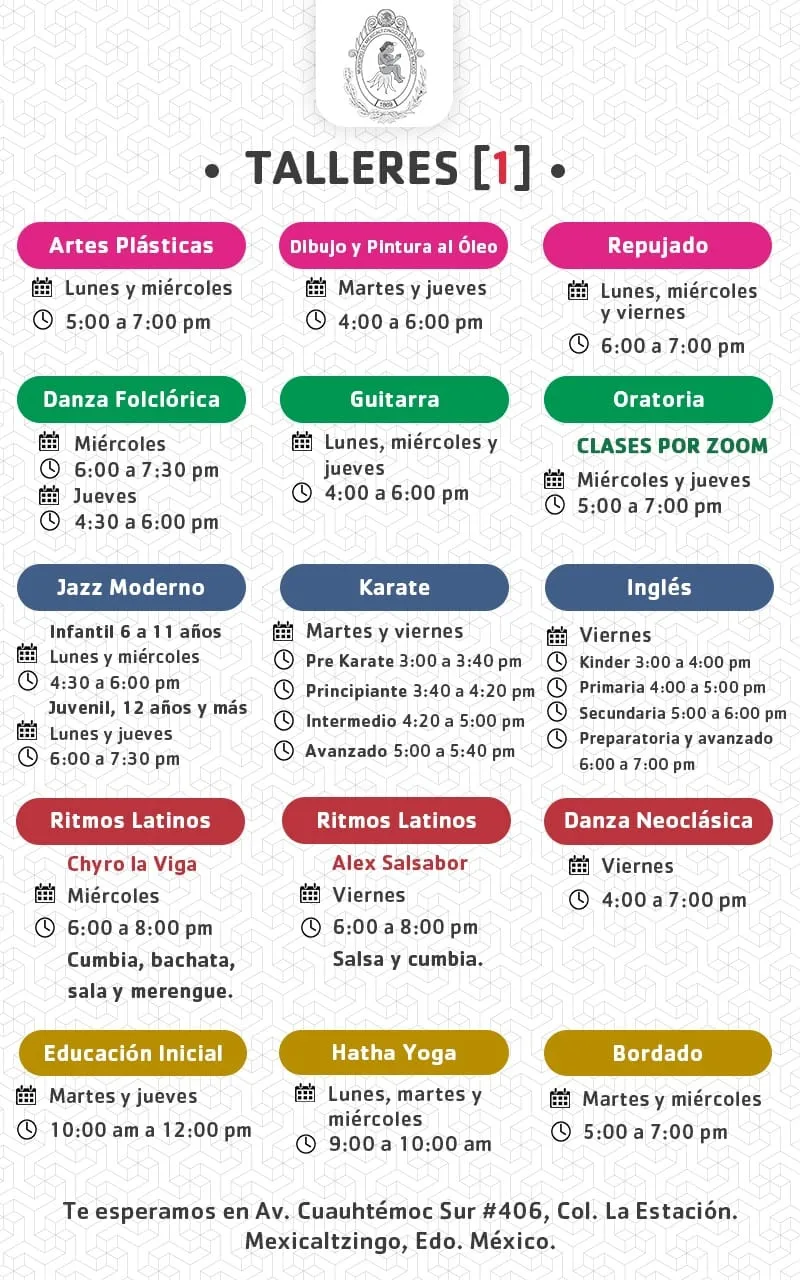 1681239503 TALLERES EN CASA DE CULTURA Sean todas y todos bienvenidos jpg