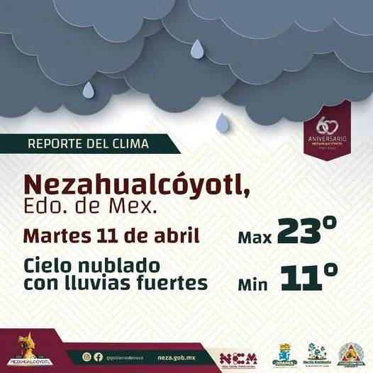 1681246667 Clima Martes 11 de abril se pronostica ambiente fresco jpg