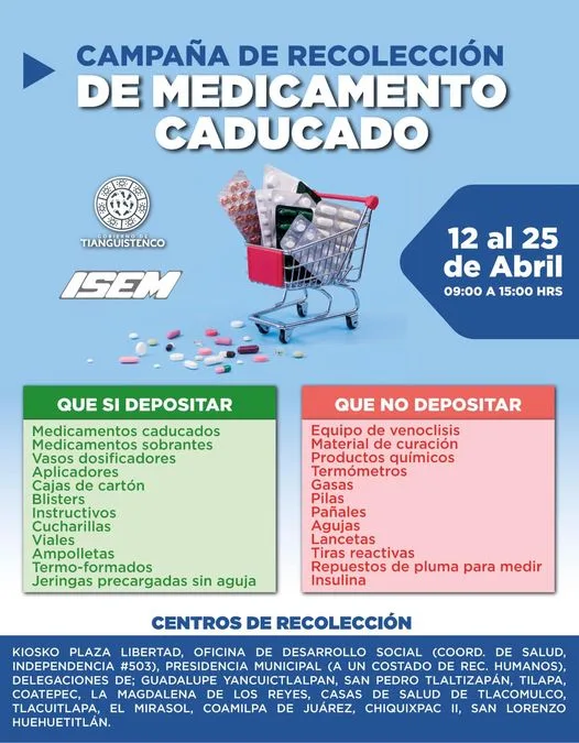 1681307681 Si tienes MedicamentosCaducados no los tires a la basura acude jpg