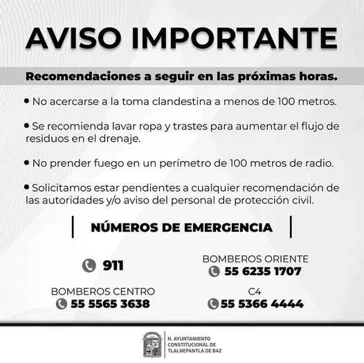 1681404587 AVISO Toma en cuenta nuestras recomendaciones para prevenir alguna emergencia jpg