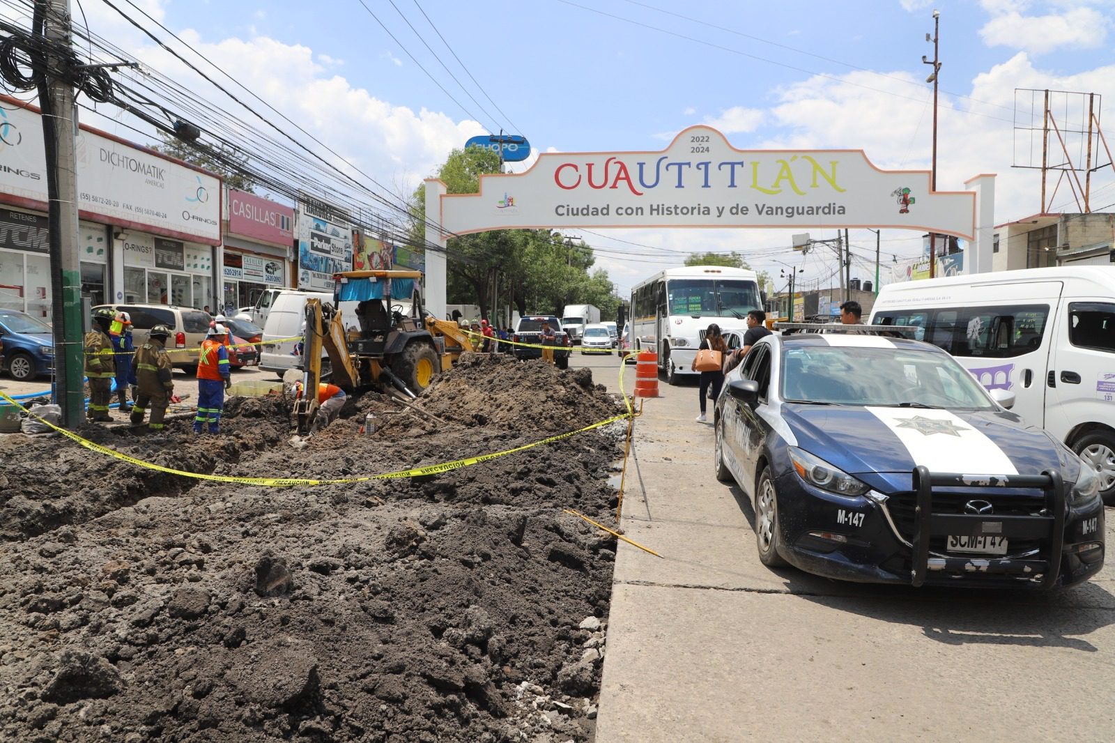 1681421607 331 Elementos de Proteccion Civil y Bomberos de Cuautitlan en coordinacion