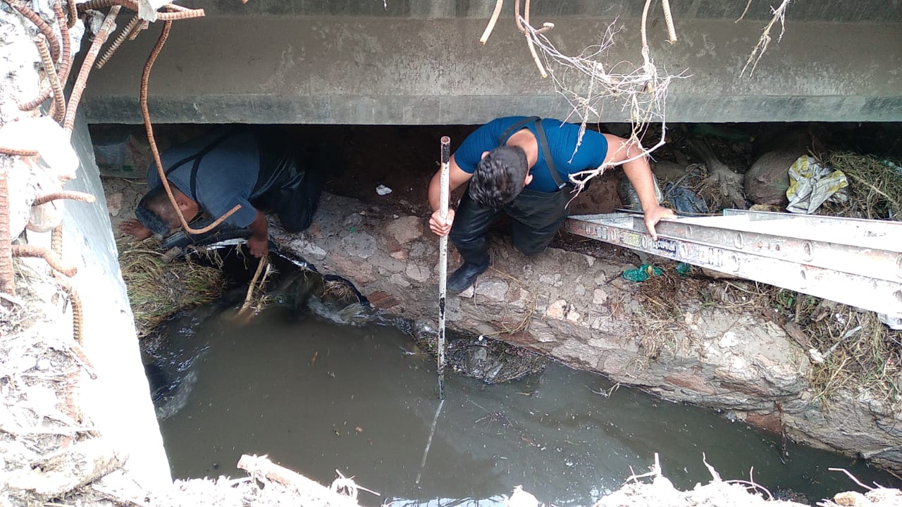 1681423770 242 Con las ultimas lluvias el rio San Juan elevo su