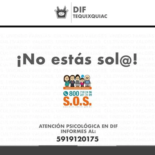 1681588730 Si necesitas atencion psicologica comunicate a SOS 800 710 24 jpg