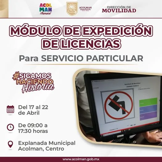 1681758055 El Modulo de expedicion de licencias ofrecera sus servicios para jpg