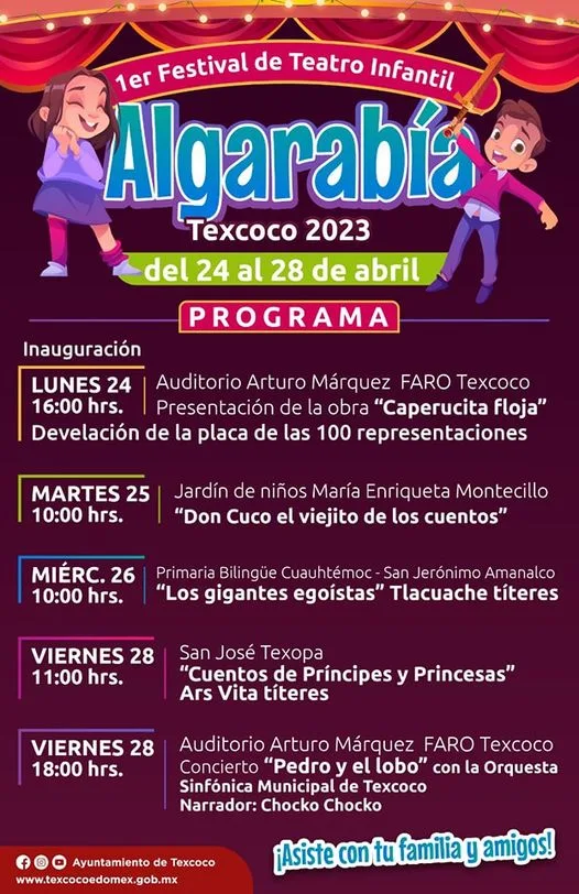 1681758655 No te pierdas las presentaciones culturales en FAROTexcoco del 24 jpg