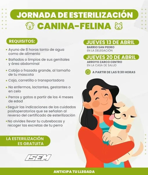 1681940881 Vecinas y vecinos manana tendremos una jornada de esterilizacion canina jpg