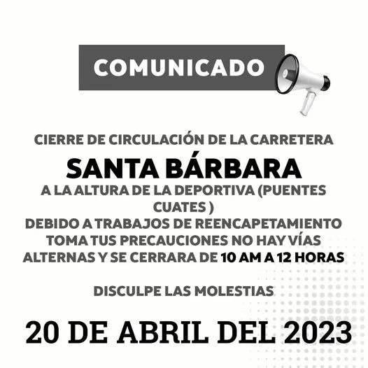 1681993122 Aviso importante Manana se cerrara circulacion jpg