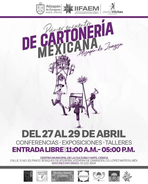 1682002243 Se parte del Primer Encuento de Cartoneria Mexicana en AtizapanDeZaragoza jpg