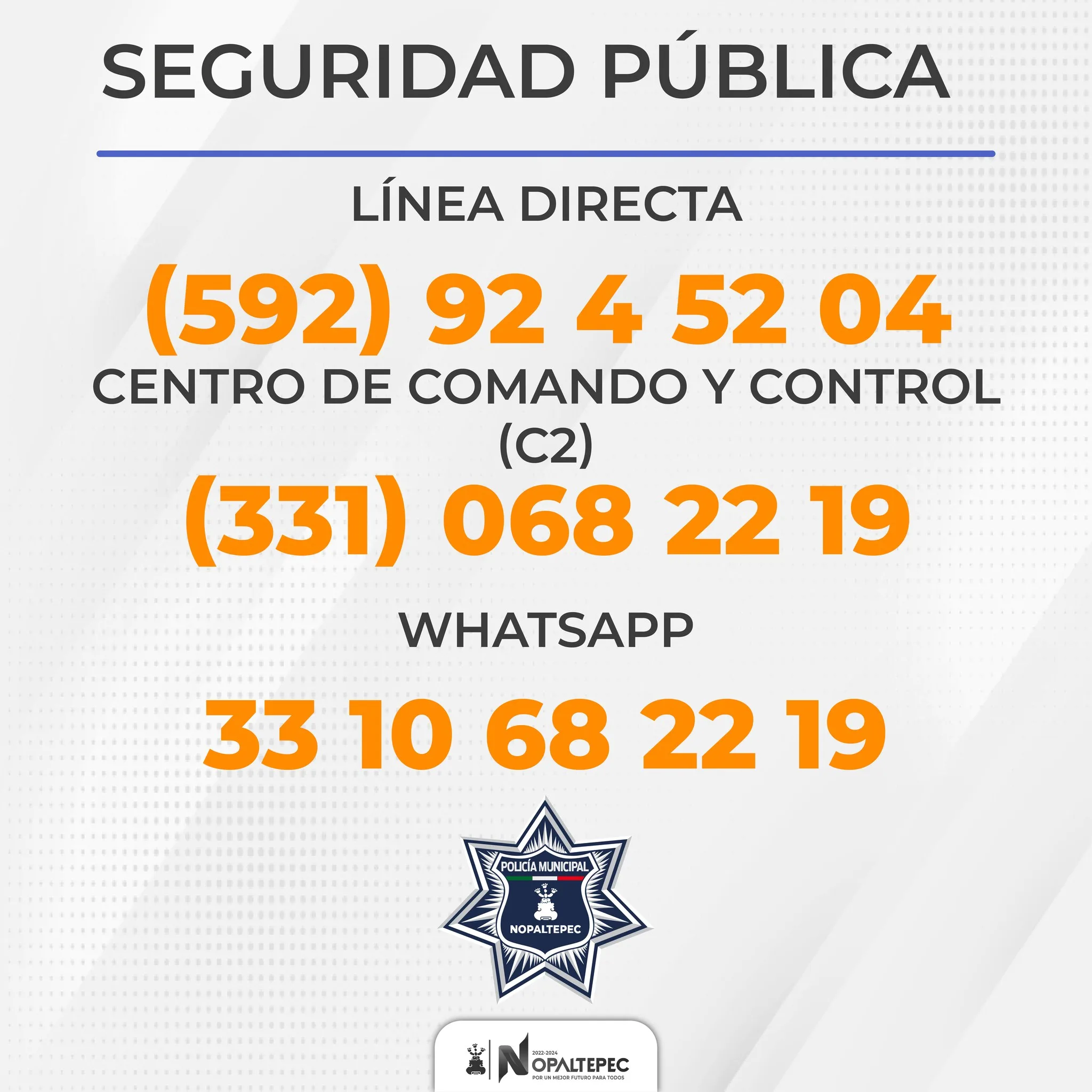 1682012224 Compartimos los numeros de Seguridad Publica y Proteccion civil jpg