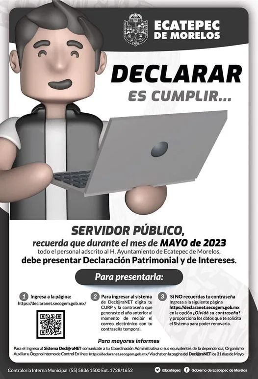 1682035013 Companer@s servidores publicos del H Ayuntamiento de Ecatepec no olvides jpg