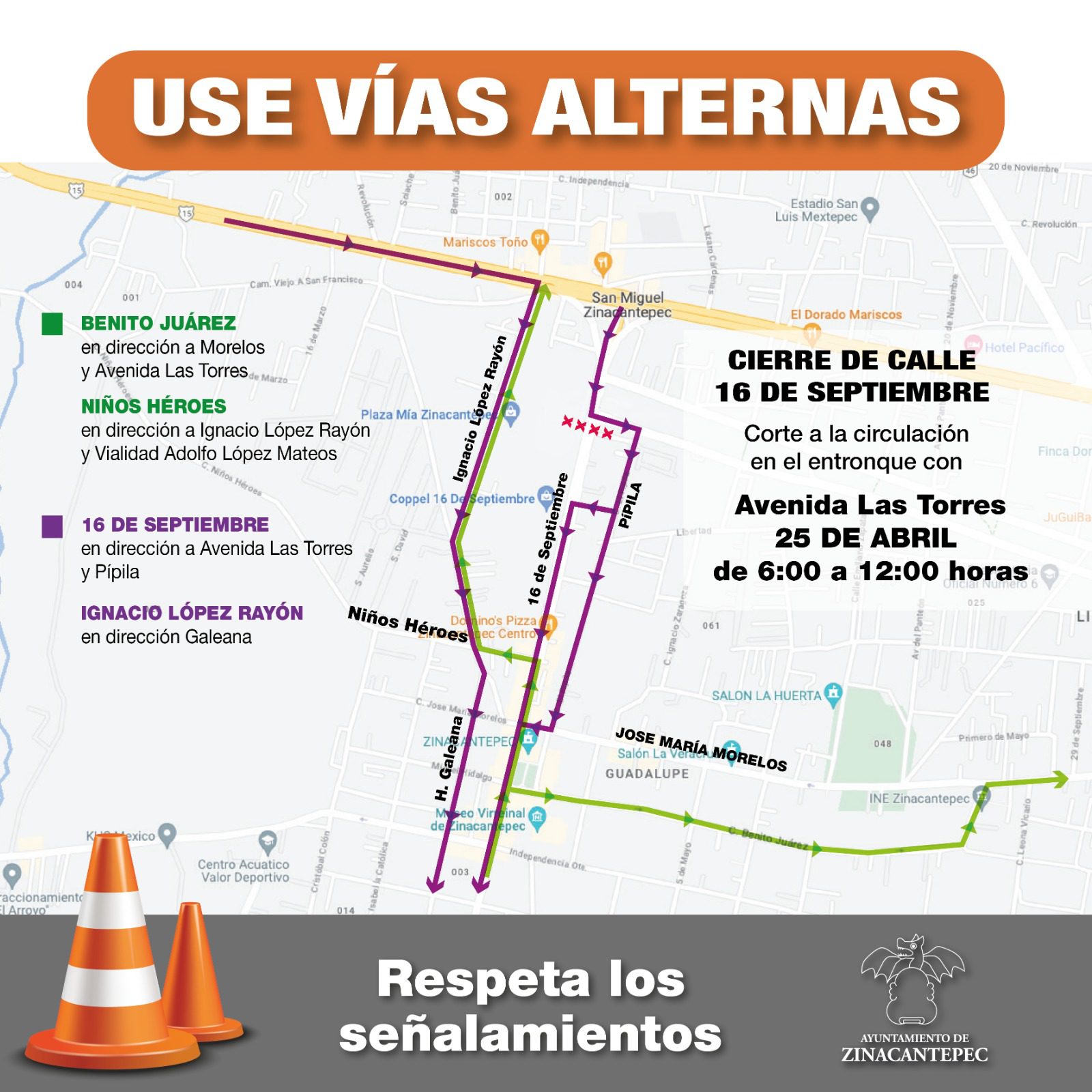 1682365935 801 TOMA PRECAUCIONES Este martes25 de ABRIL a partir de las