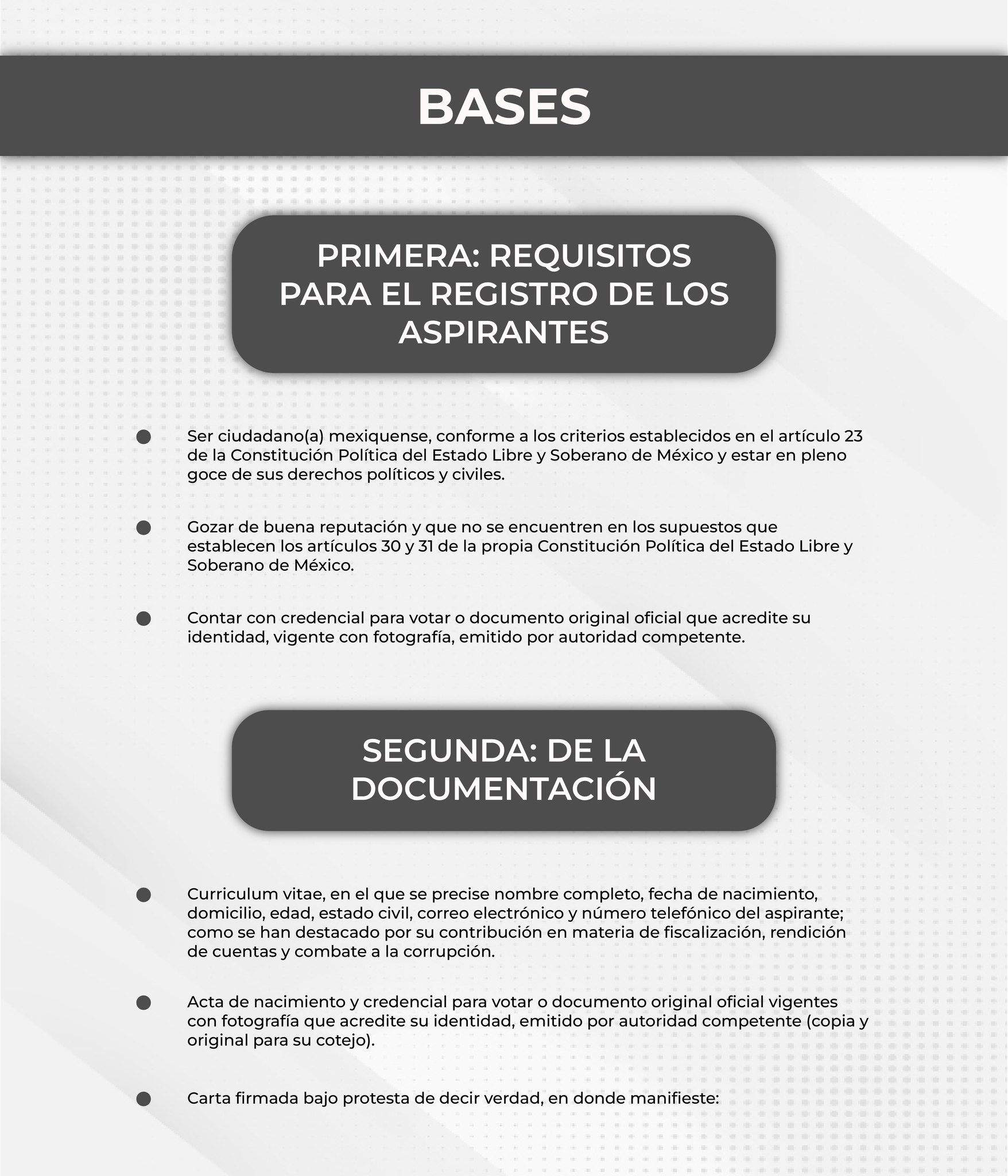 1682367619 916 Segunda convocatoria para integrar la comision de seleccion municipal que