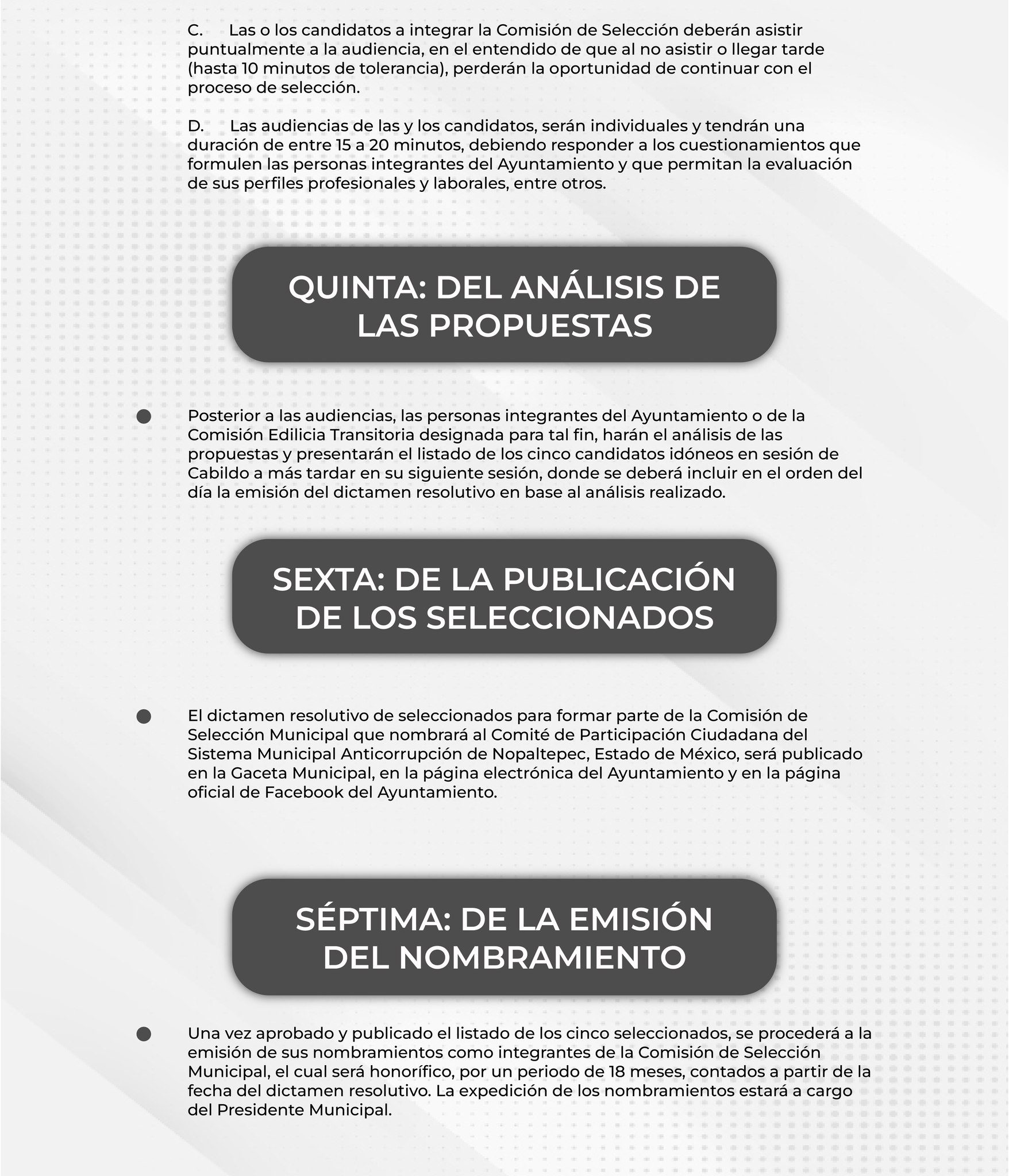 1682367633 896 Segunda convocatoria para integrar la comision de seleccion municipal que