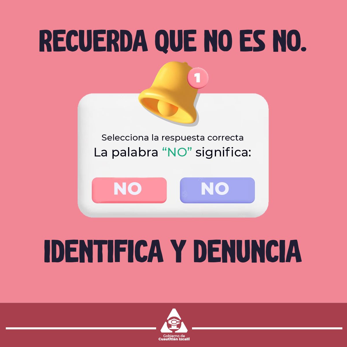 1682706210 120 ¡NO es NO El hostigamiento y el acoso sexual son