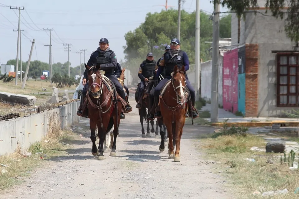 1682716407 Elementos de la Celula de Caballeria de la policia municipal jpg