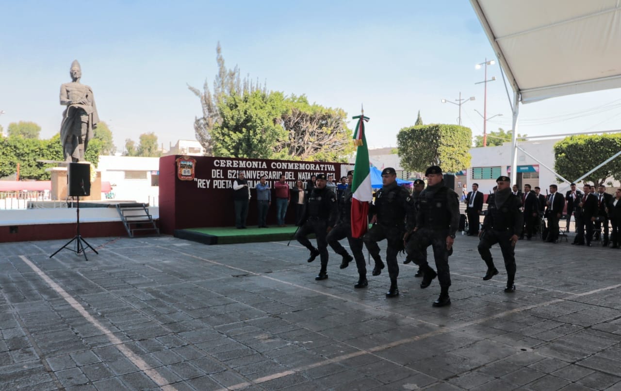 1682783673 618 Ceremonia conmemorativa del 621 aniversario del natalicio de Nezahualcoyotl el