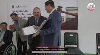 El dia hoy llevamos a cabo la inauguracion del Juzgado jpg