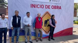 EnVivo Inicio de Obra de pavimentacion con concreto hidraulico de